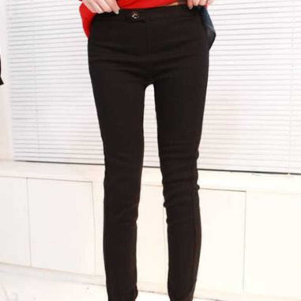 Fitted stretch pants